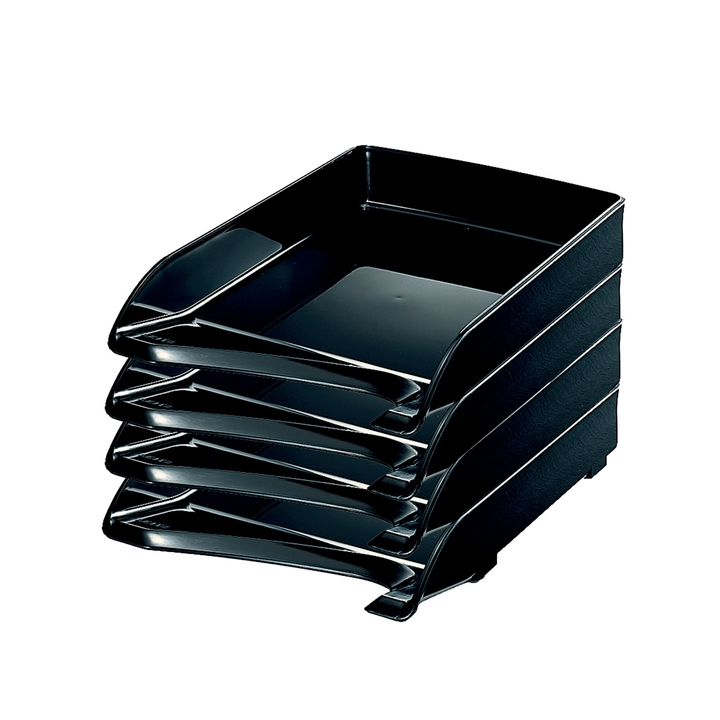 Brievenbak leitz 5220 a4 plastic zwart - 1