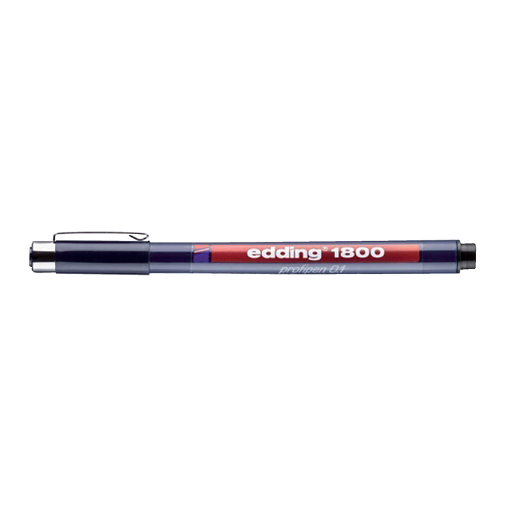 Fineliner edding 1800 0.25mm zwart(4-180001001) - 0
