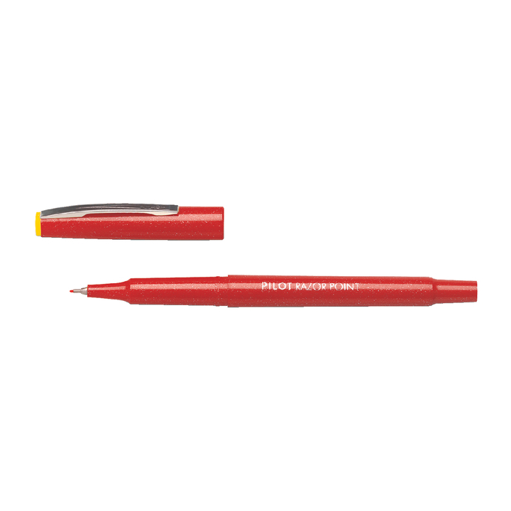 Fineliner pilot razor point sw-10 pp 0.3mm rood - 0