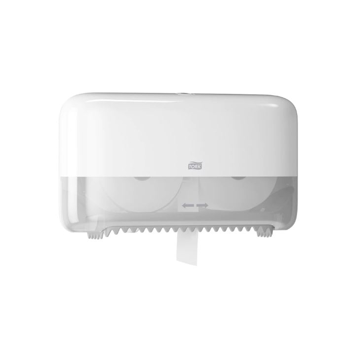 Tork OptiServe | Mid-Size Toiletpapier Dispenser | Hulsloos | T7 | Wit | 558040 - 0