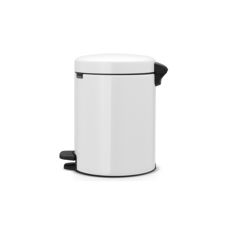Brabantia, pedaalemmer, 5 liter, wit, VB 112065 - 1
