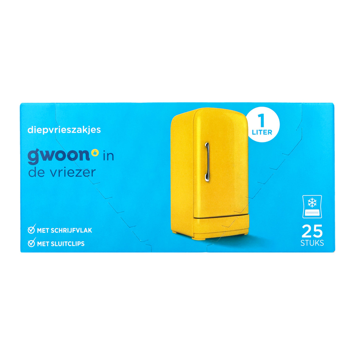 Diepvrieszak gwoon 25 x 1 liter(3229131) - 0