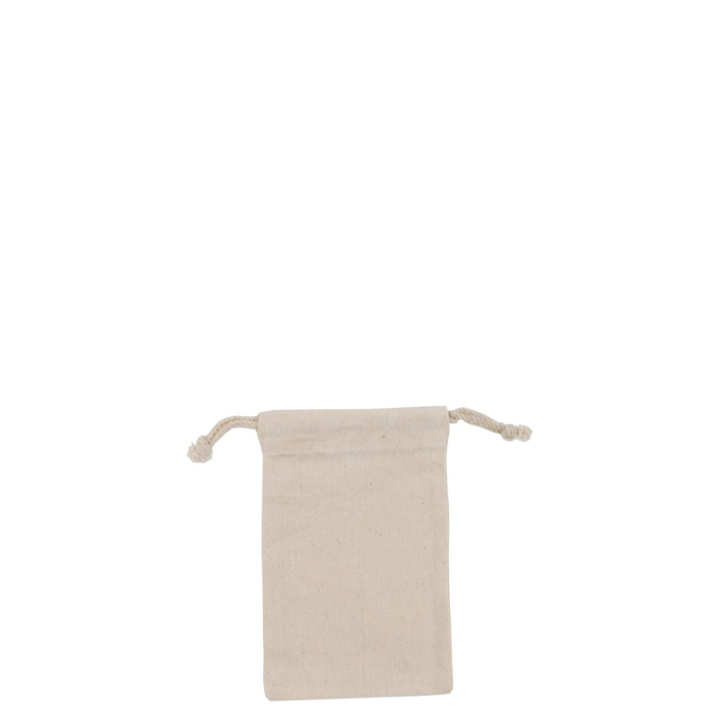 Schoenenzak, katoen, 10x16cm, ecru (100 stuks) - 0