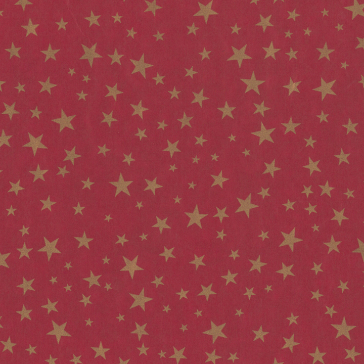 Cadeaupapier Kerst, 30cm x 200 meter, D074, rood - 0