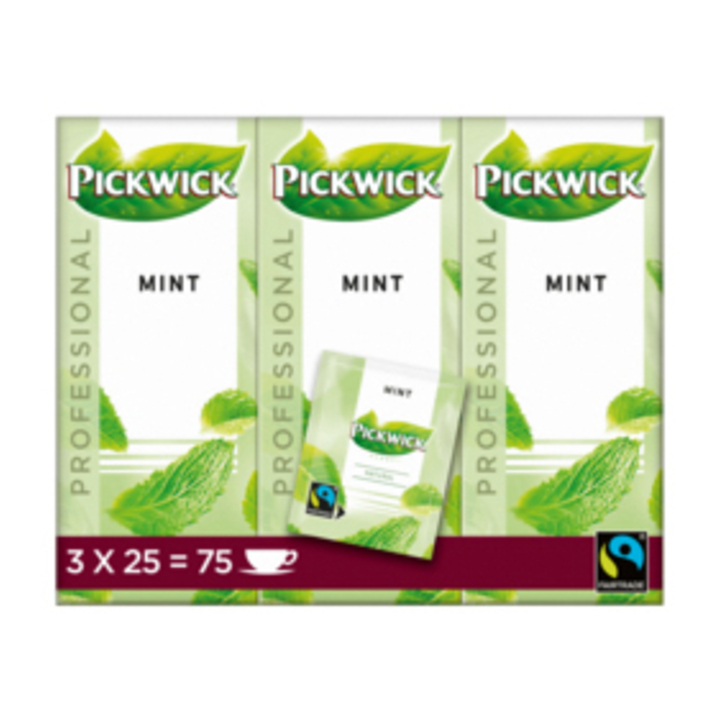 Pickwick Professional, thee, 1.5 gram, munt, 4016839 (25 stuks) - 0