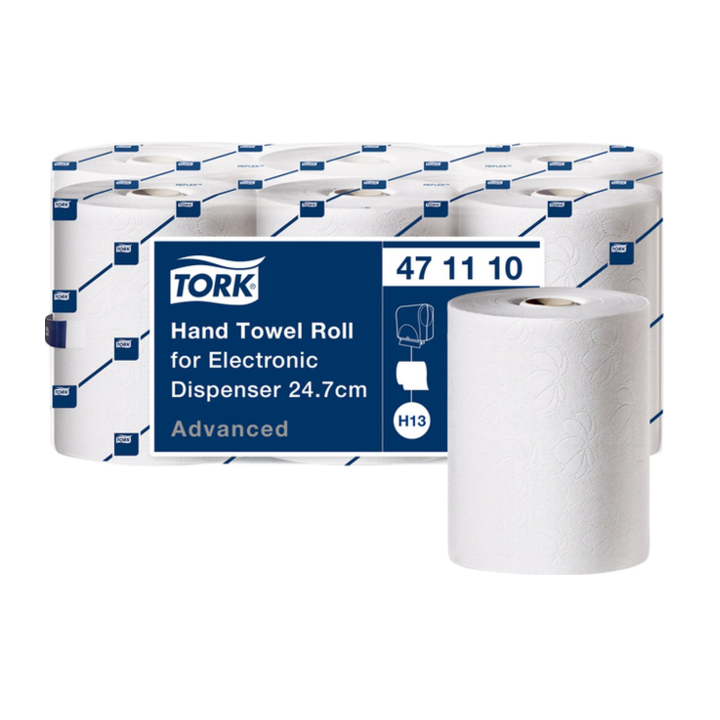 Tork Advanced | Handdoekrol | 143 Meter | 2-Laags | H13 | Wit | 471110 (6 stuks) - 0