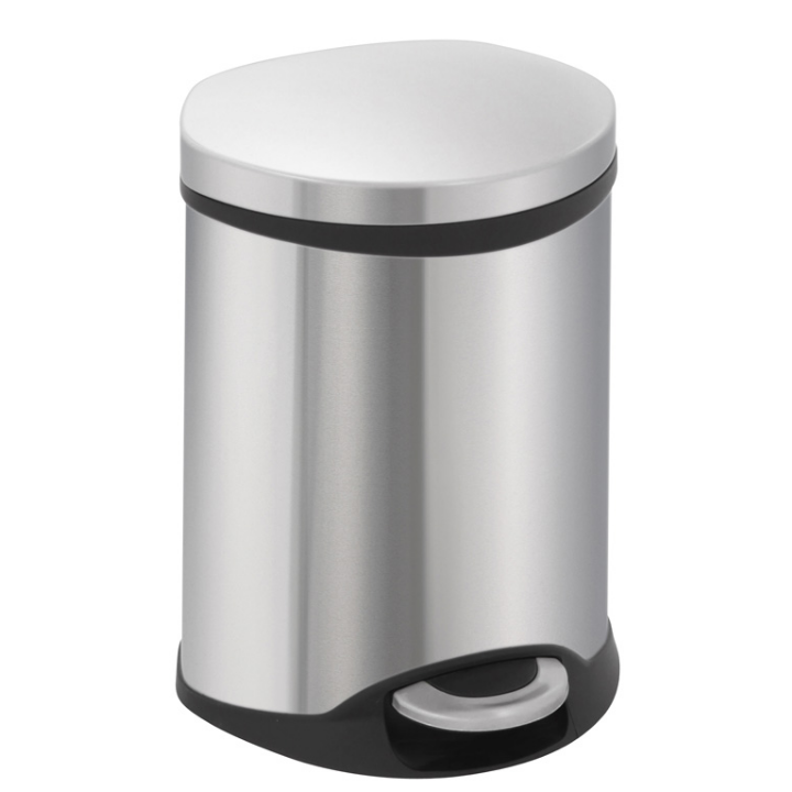 Shell Bin EKO, pedaalemmer, 6 liter, mat RVS, VB 921806 - 0