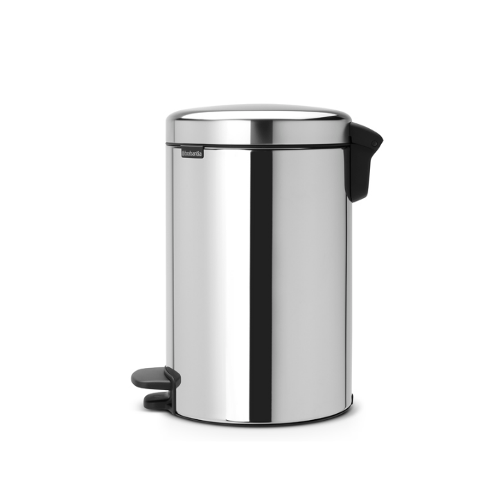 Brabantia, pedaalemmer, 12 liter, RVS, VB 113581 - 1