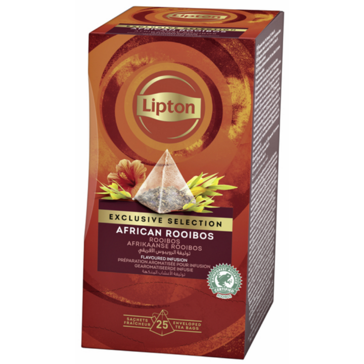 Lipton Exclusive Selection, thee, 2 gram, Afrikaanse rooibos, 19952301 (25 stuks) - 1