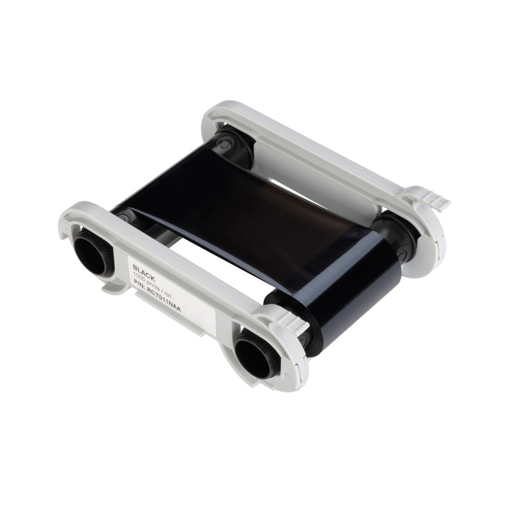 Printlint datacard, CD800 Monochrome black ribbon - 0