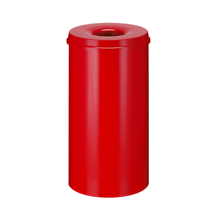 Metalen papierbak, vlamdovend, 50 liter, rood, VB 105000 - 0
