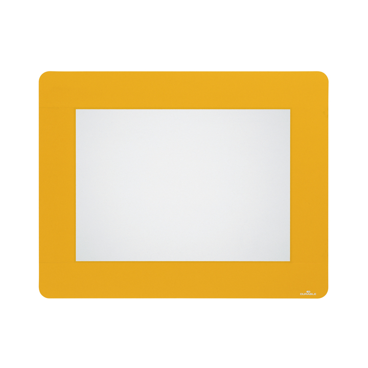 Vloersticker durable kader voor a4 verwijderb geel(180804) - 0