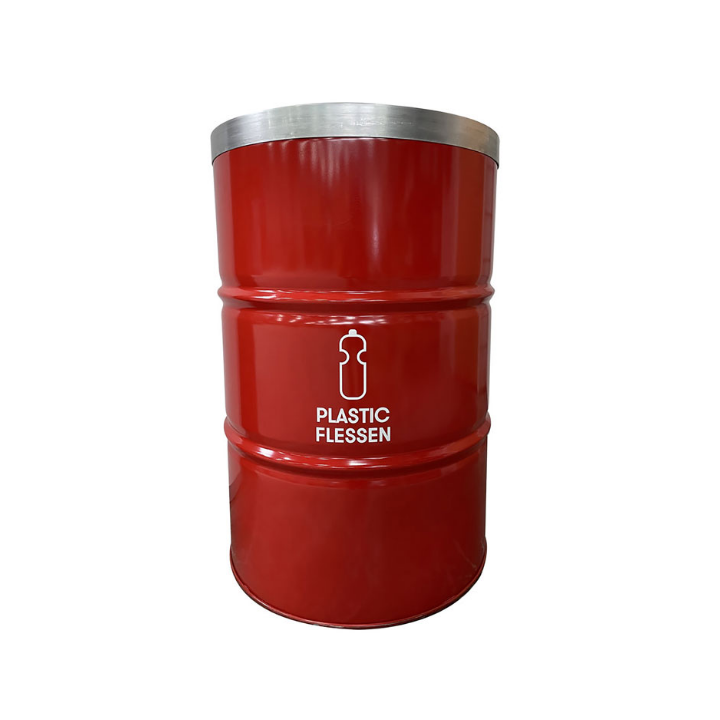 BinBin, olievat afvalbak, 200 liter, rood, VB 349380 - 0