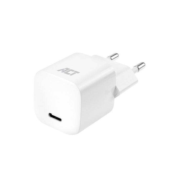 Oplader act compact met power 20w iphone 12 13 wit(ac2120) - 0