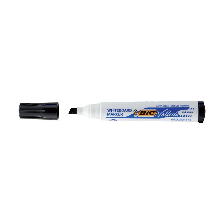 Viltstift bic 1751 whiteboard schuin 3-5.5mm zw - 0