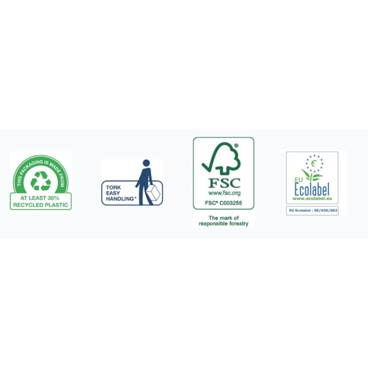 Tork Premium | Toiletpapier | 150 Vel | 4-Laags | T4 | Wit | 110406 (42 stuks) - 2