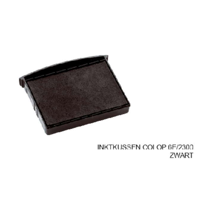Inktkussen colop 6e/2300 zwart - 0