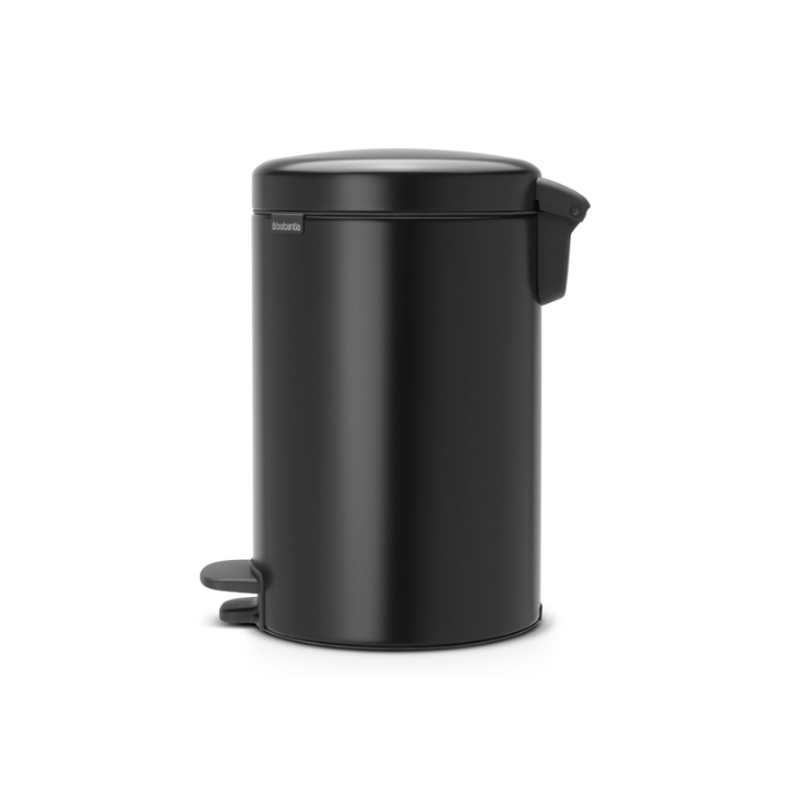 Brabantia | Pedaalemmer | 12 Liter | Mat Zwart | VB 113741 - 1