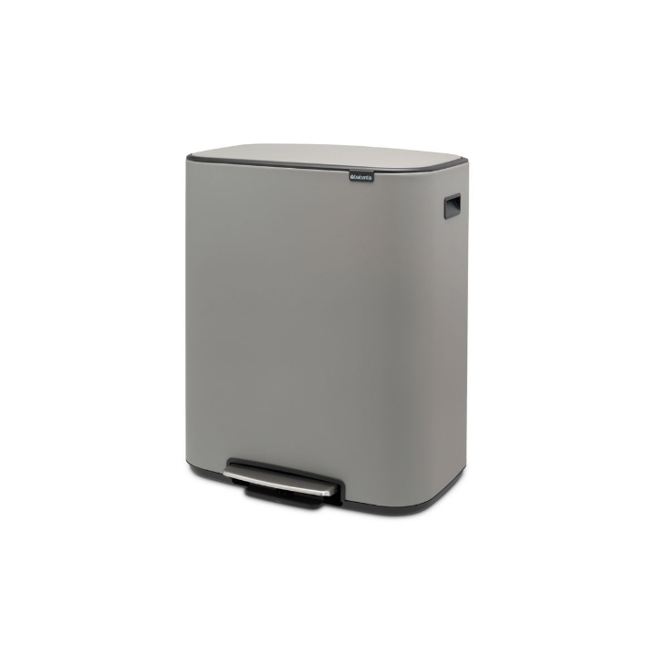 Brabantia, Bo pedaalemmer, 2x30 liter, licht grijs, VB211485 - 0