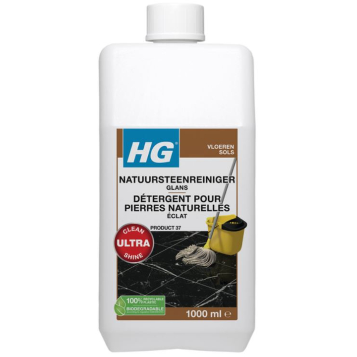 HG, vloerreiniger voor natuursteen vloeren, 1 liter, 221100103 (1 stuk) - 0