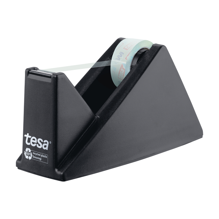Plakbandhouder tesa 59045 zwart met 1 rol 19mmx10m(406356525 - 0