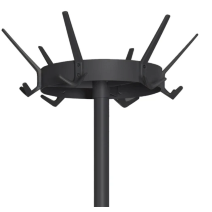 Staande Kapstok Crown | 180cm | 18-Haaks | Zwart | VB 718085 - 1