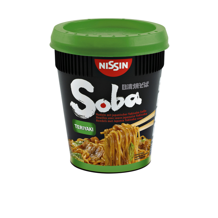 Nissin Soba, noodles, teriyaki, 238005300 (1 stuk) - 0