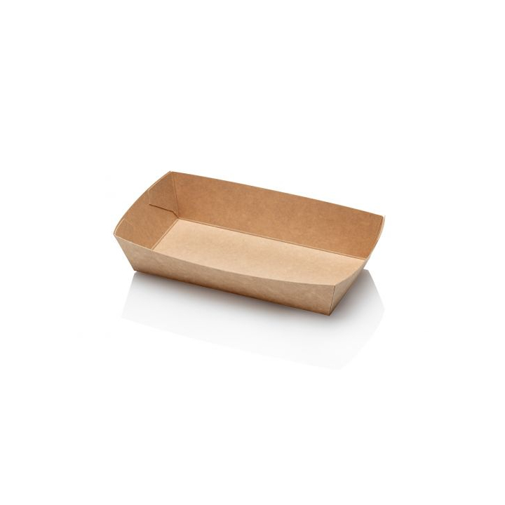 Snackbakje, kraft, A14, 157x88x35mm (5x100 stuks) - 0