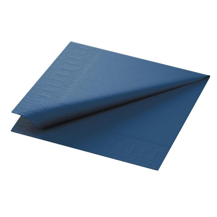 Duni Tissue, servet, 33x33 cm, 2-laags, Royal Blue (1000 stuks) | OP=OP AANBIEDING - 0