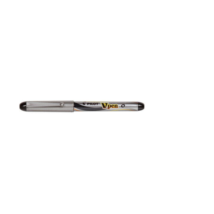 Vulpen pilot v-pen silver zwart(4902505281624) - 1
