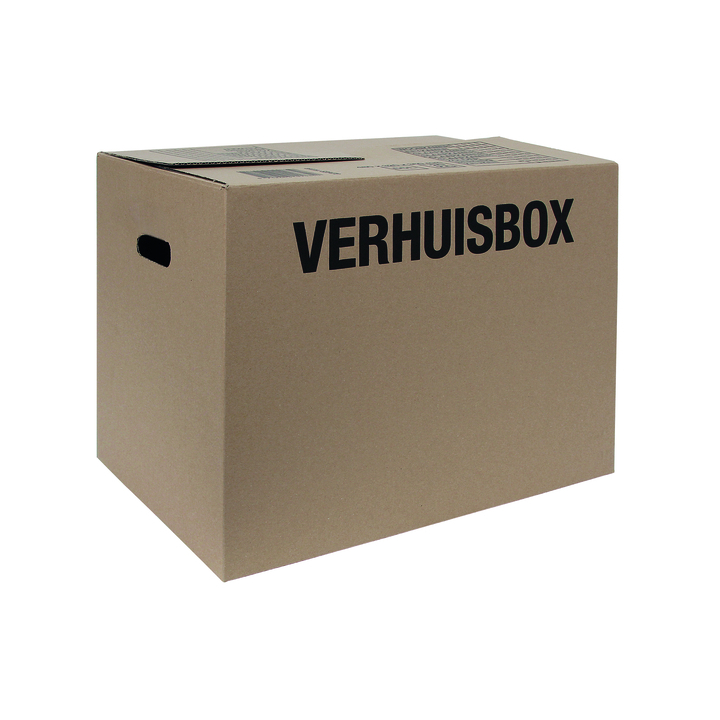 Verhuisdoos iezzy 480x320x360 enkelgolf bruin(10080) - 0