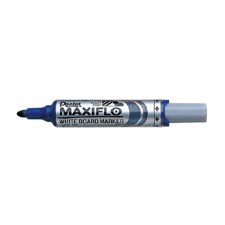 Viltstift pentel mwl5m maxiflo whiteboard 3mm bl - 0