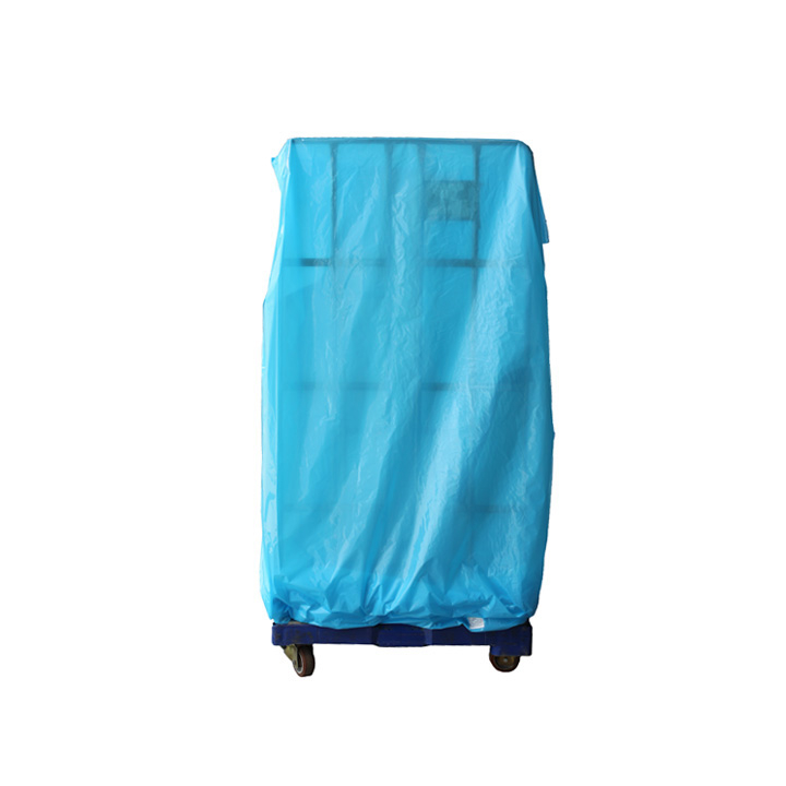 Ldpe containerhoezen, 100/50x250cm, 50my, blauw (50 stuks) - 0