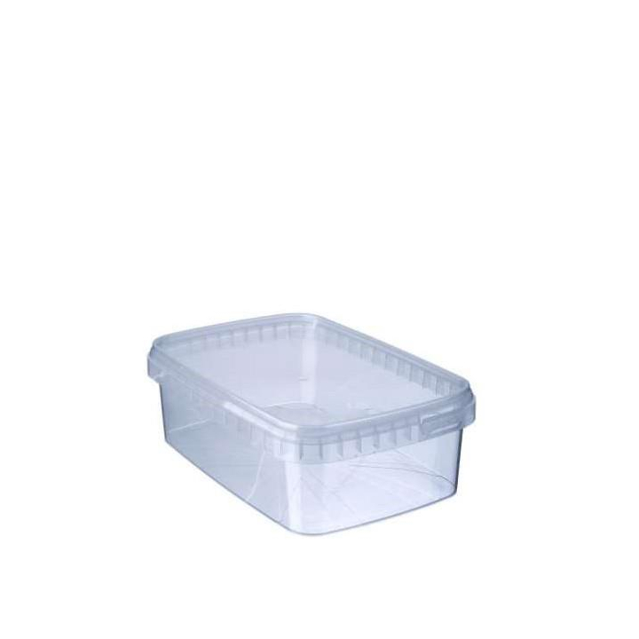 Bak rechthoek, PP, 192x129x62mm, 1000ml, transp (1944 stuks) - 0