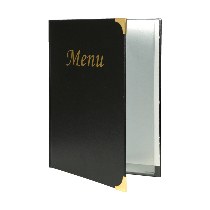 Menukaart securit a4 4x2tas zwart(mc-bra4-bl) - 0