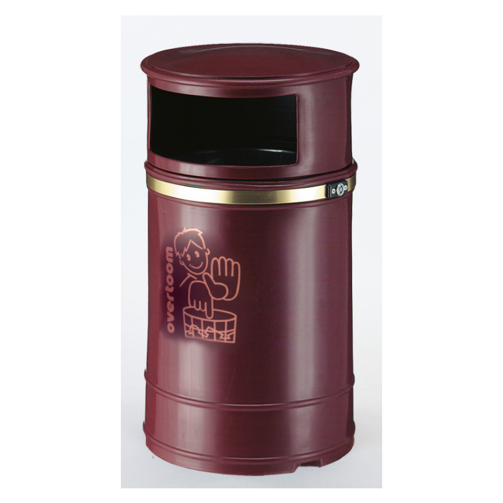 Nickleby, ophangafvalbak, 40 liter, bordeaux, VB 600110sp - 0
