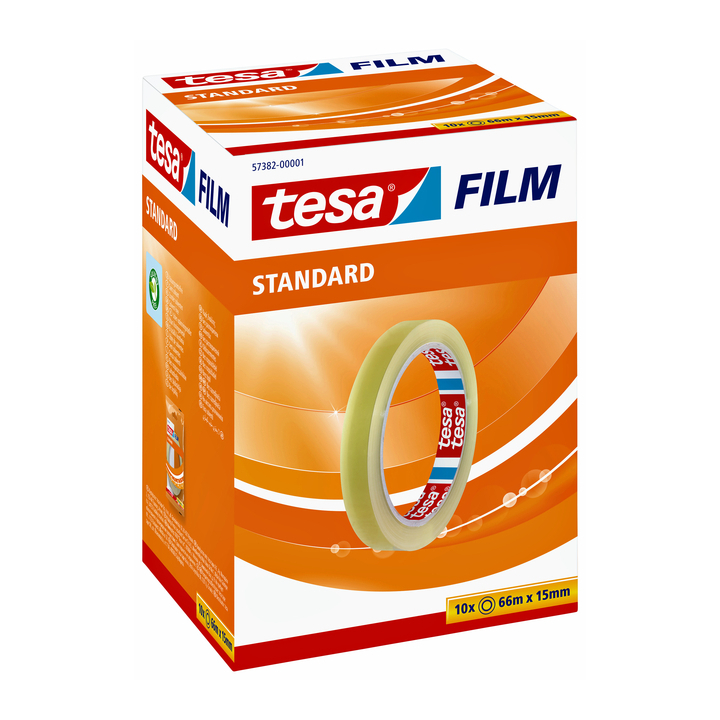 Plakband tesa film standaard 66mx15mm(57382-00001-00) - 3