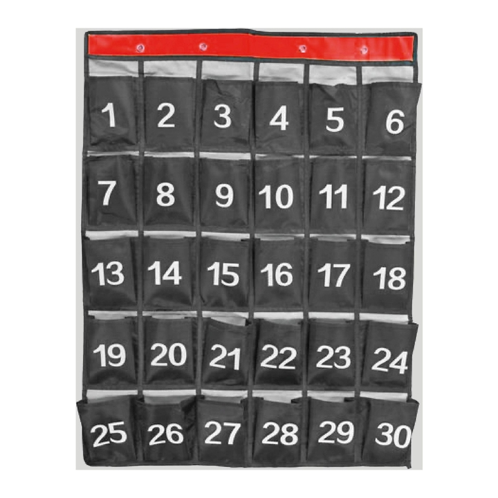 Telefoontas 30 vakken incl. 4 haken(1421581) - 0