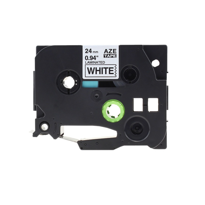 Compatible Lettertape brother p-touch tz251 24mm wit/zwart - 0