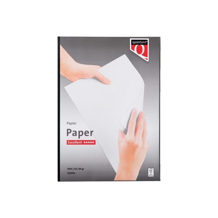 Kopieerpapier quantore excellent a3 80gr wit - 1