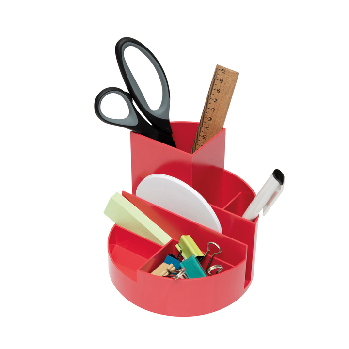 Pennenkoker maul roundbox recycled 6 vaks rood(4117625.eco) - 2