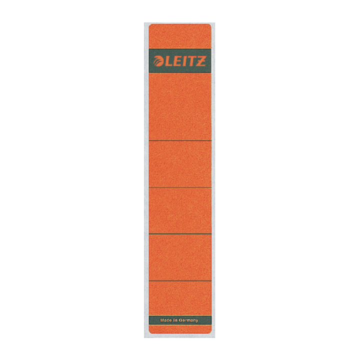 Rugetiket leitz 1643 38x190mm rood - 0