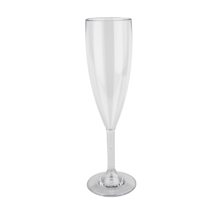 MyDrinkGlass, kunststof herbruikbaar champagneglas, 19cl (4 stuks) - 0