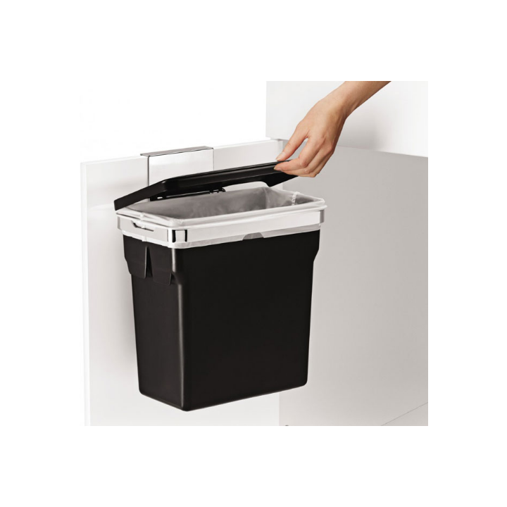 Simplehuman In-Cabinet , afvalbak, 10 liter, zwart,VB 016498 - 2