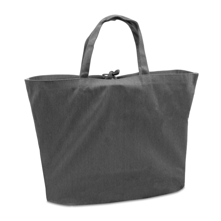 Strandtas, 54x38+2x10cm, canvas, grijs (50 stuks) - 0