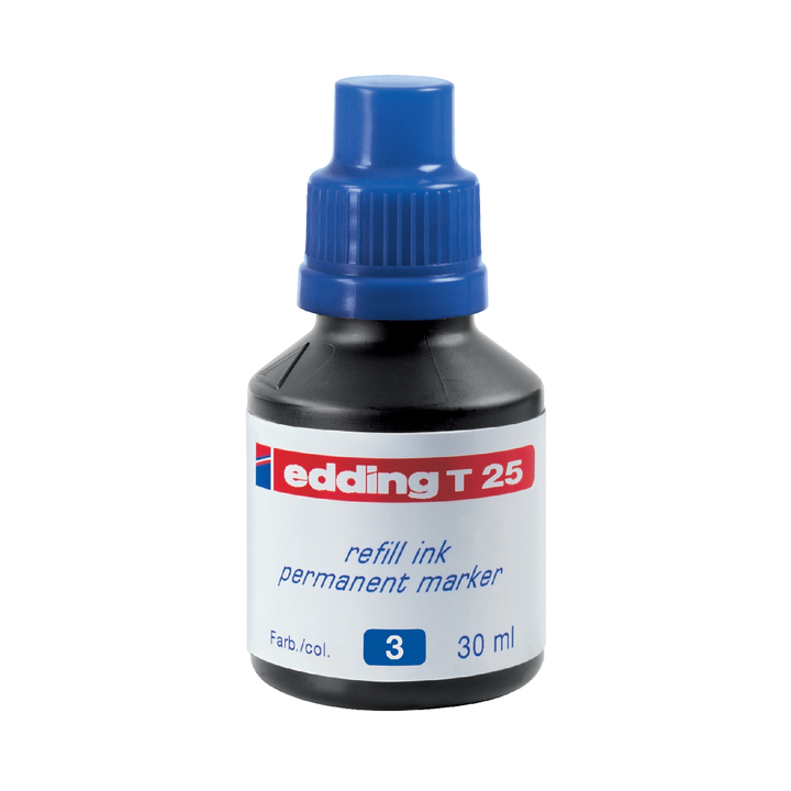 Viltstiftinkt edding t25 blauw - 0