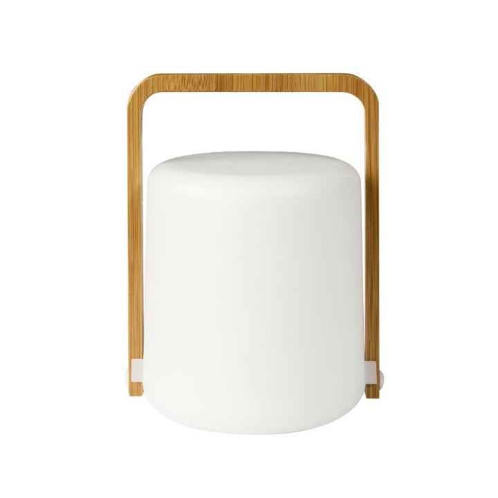 Duni | LED Lamphouder | 148x108mm | Sibling Bamboe White | 192533 (4 stuks) - 0