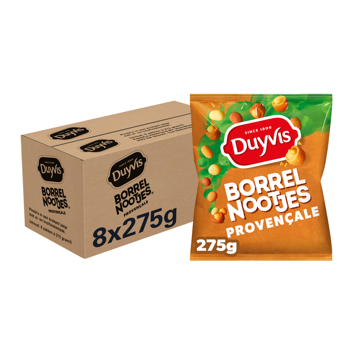 Borrelnootjes duyvis provencale 275gr(8dv043) - 0
