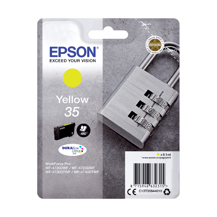 Inkcartridge epson 35 t3584 geel(2783011) - 0