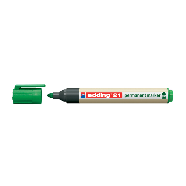 Viltstift edding 21 ecoline rond 1.5-3mm groen(4439004) - 0